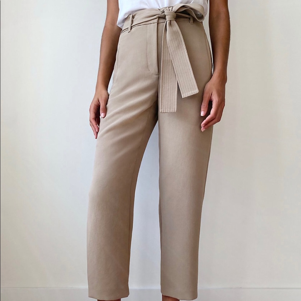 Aritzia Wilfred Tie-Front Pant